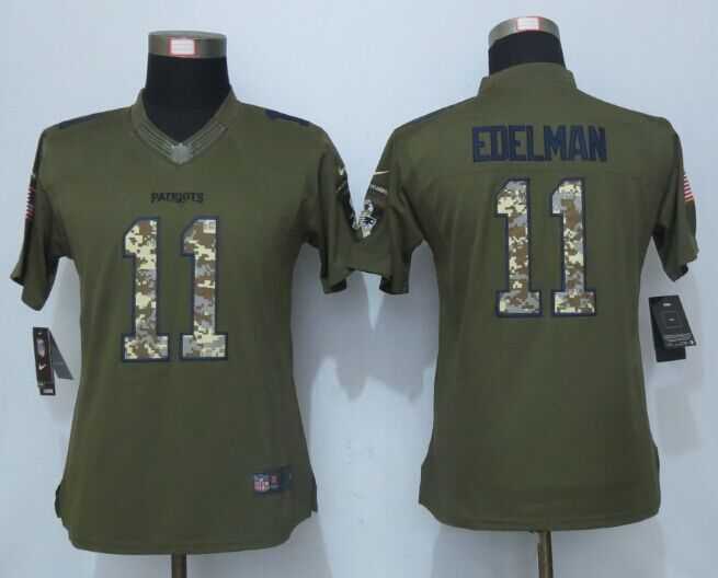 Women Nike Limited New England Patriots #11 Edelman Green Green Salute To Service Jersey,We sell and wholesale Women Nike Limited New England Patriots #11 Edelman Green Green Salute To Service Jersey on line form chian!